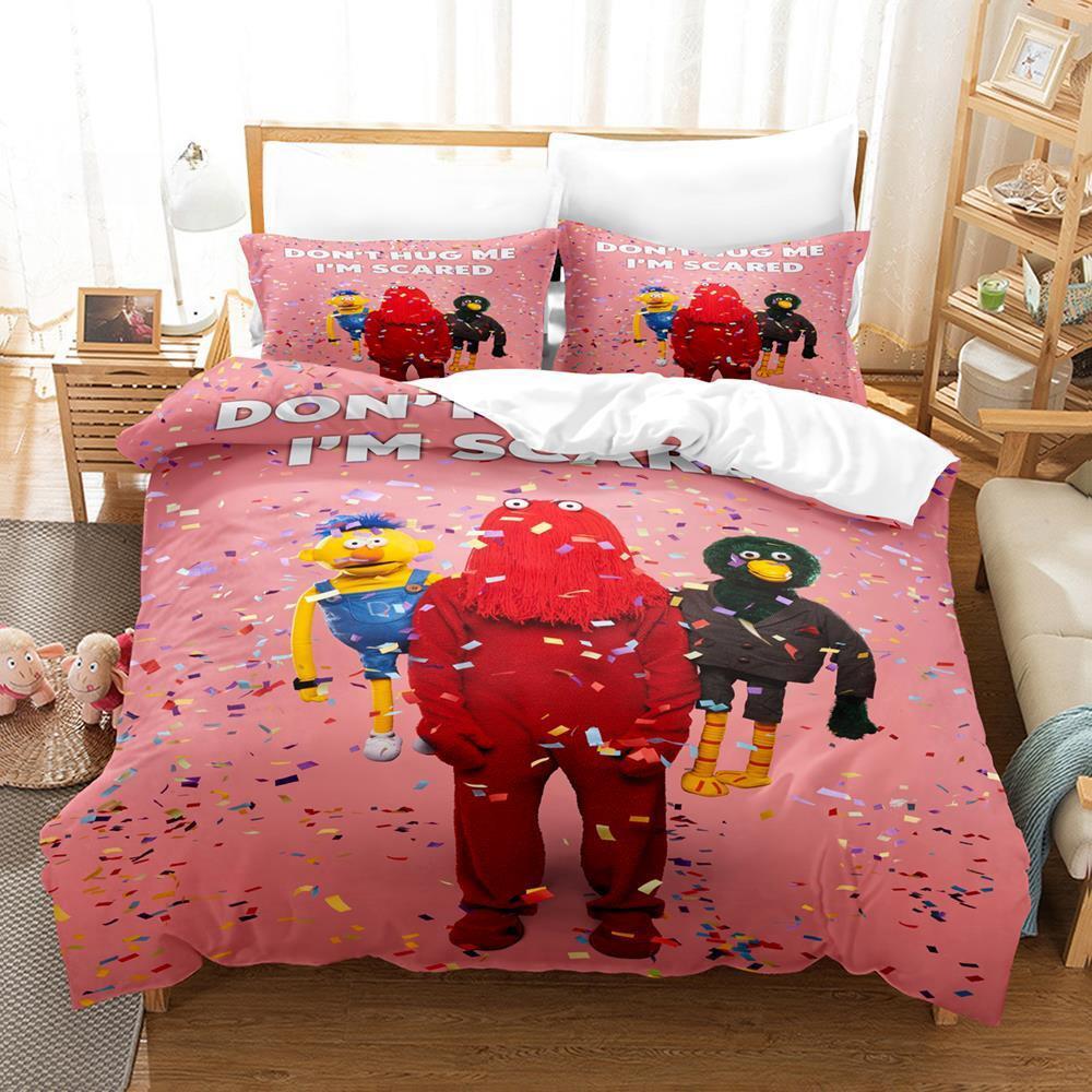 

3d Print Anime Don t Hug Me I m Scared Bedding Set Single Twin Full Queen King Size Bed Set Adult Kid Bedroom Duvet cover Sets EU Twin 135x200cm