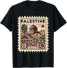 Vintage Palestine Stamp Dome Cultural Heritage Art Unisex T-Shirt
