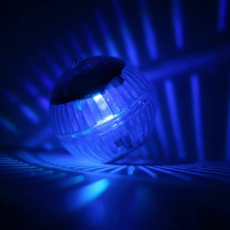 Outdoor Solar Led Floating Light Garden Pond Pool Lamp Rotating Rgb Color Changing Light For Indoor