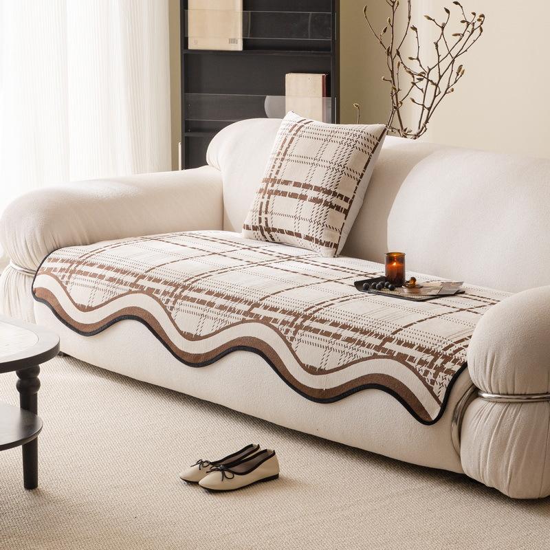 

Premium Special-Shaped Sofa Cushion New Four-Season Universal Fixed Non-Slip Straight Row Seat Cushion Sofa Cover 90*90cm