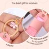 Slipper Shape Silicone Keychain Cap Accessories Portable Durable Holder Keychain Compatible For Lipgloss Storage And Balm Cap