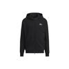 Adidas Spliced Hooded Zip-Up Jacket Men Outerwear Black HG1835