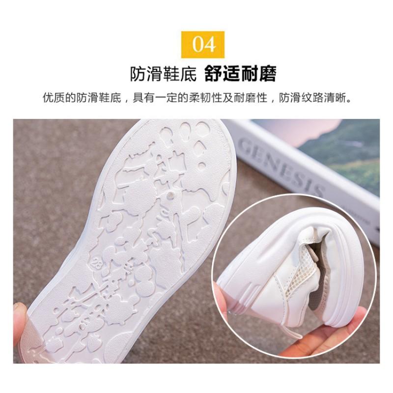 Kids Breathable Mesh Sneakers With Soft Rubber Sole Closure Boys Girls Outdoor Play Fall Winter