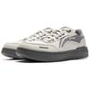 Li Ning Cyan Cloud Synthetic Leather Low Top Skateboard Shoes Men's White Gray AGCU349-1
