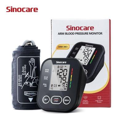 Sinocare Arm-Type Electronic Blood Pressure Monitor with Voice Broadcast, High Precision, Large Screen.
