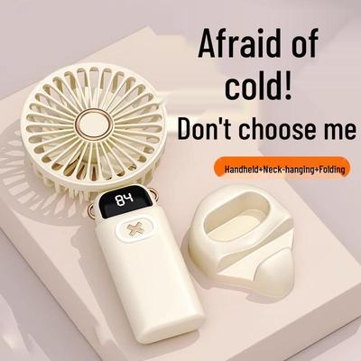 Leiser Hand-Mini-Ventilator mit Dual-Use, USB-Aufladung und langer Akkulaufzeit