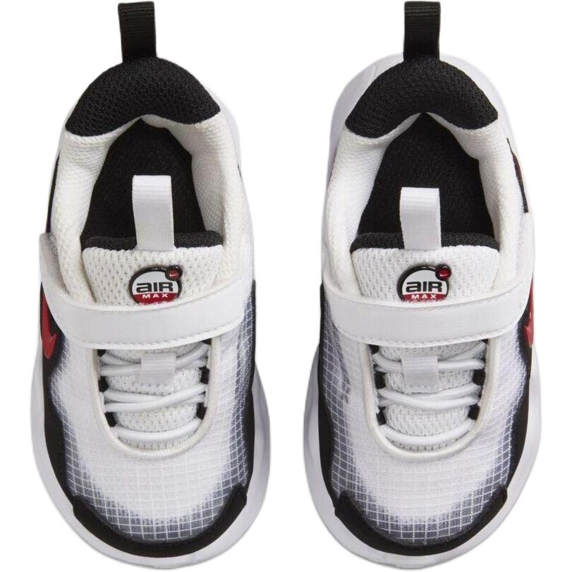 Nike Air Max Nova TD Fehér Fekete Piros Babacipő Egyetemi-Piros FN4461-102