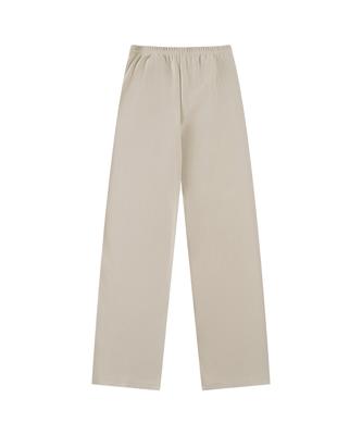 Siyajyu Sipt7191 Comfort Daimaru Elastic Waist Pants_Greige
