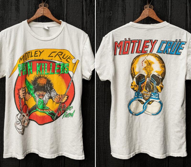 

Motley Crüe Pain Killers 2 side 90s Reprint T shirt classic style tee S