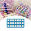 21 Grid Bead Organizer Mat for Crafting Jewelry