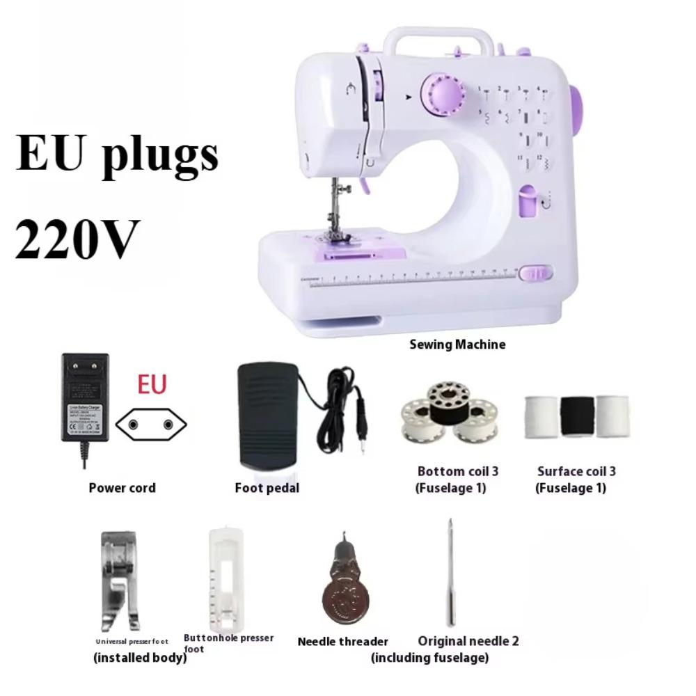 Automatic Electric Sewing Machine Multifunction Mini Overlock Sewing Machine Portable DIY Handheld Sewing Machine Mending