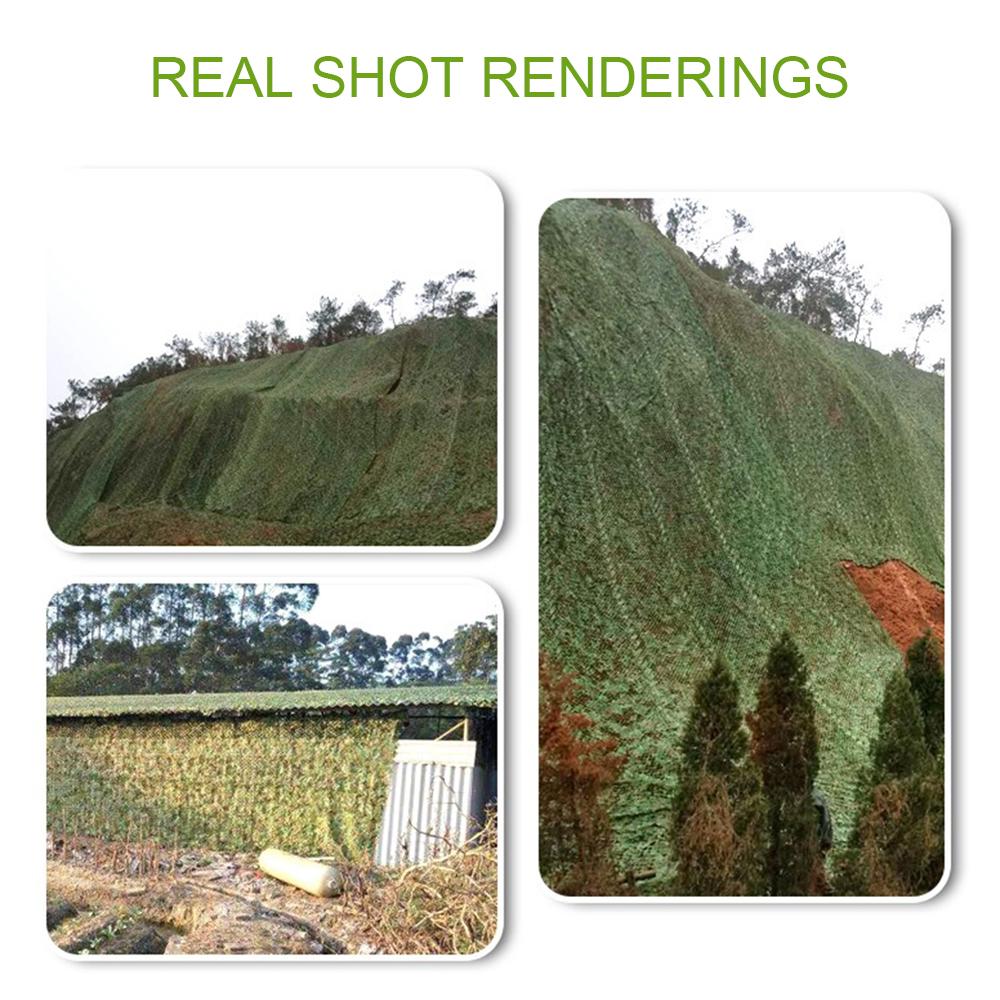 Camouflage Net Outdoor Shade Net Forest Landscape Camping Garden Decoration Sun Shelter Tent for Car Covering Camping Hiking