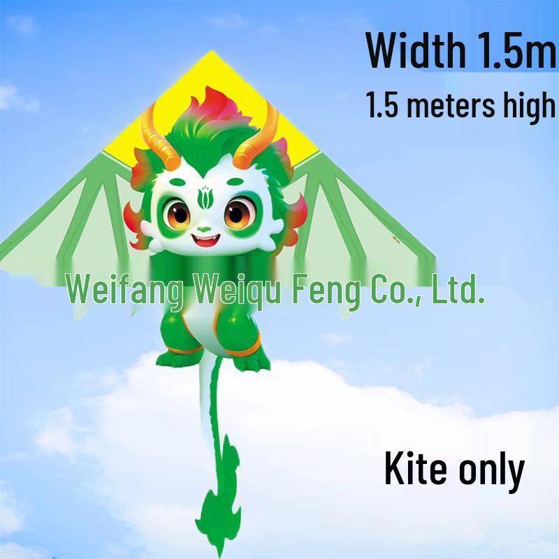 Weifang Pterodactyl Cartoon Kite for Kids - Easy to Fly in Light Breeze, Free Shipping