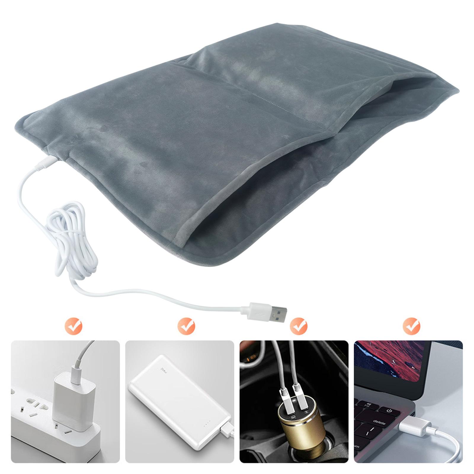 

Washable Foot Warming Mat Foot Warming Bag Electric Heater USB Charging Improve Sleeping Soft Household Winter Plush