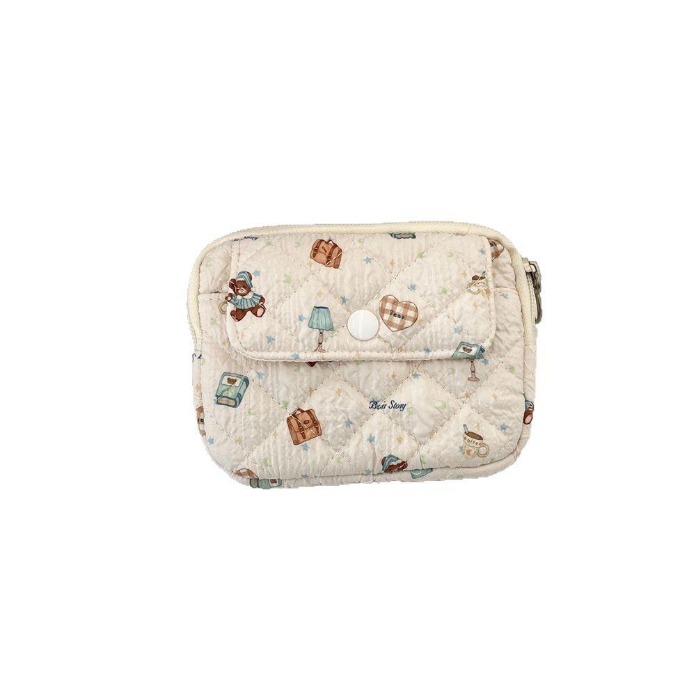 44 Cute Multifunctional ID Bag Card Bag Change Bag Women's New Storage Bag Bank Card Mini Cosmetic Bag
