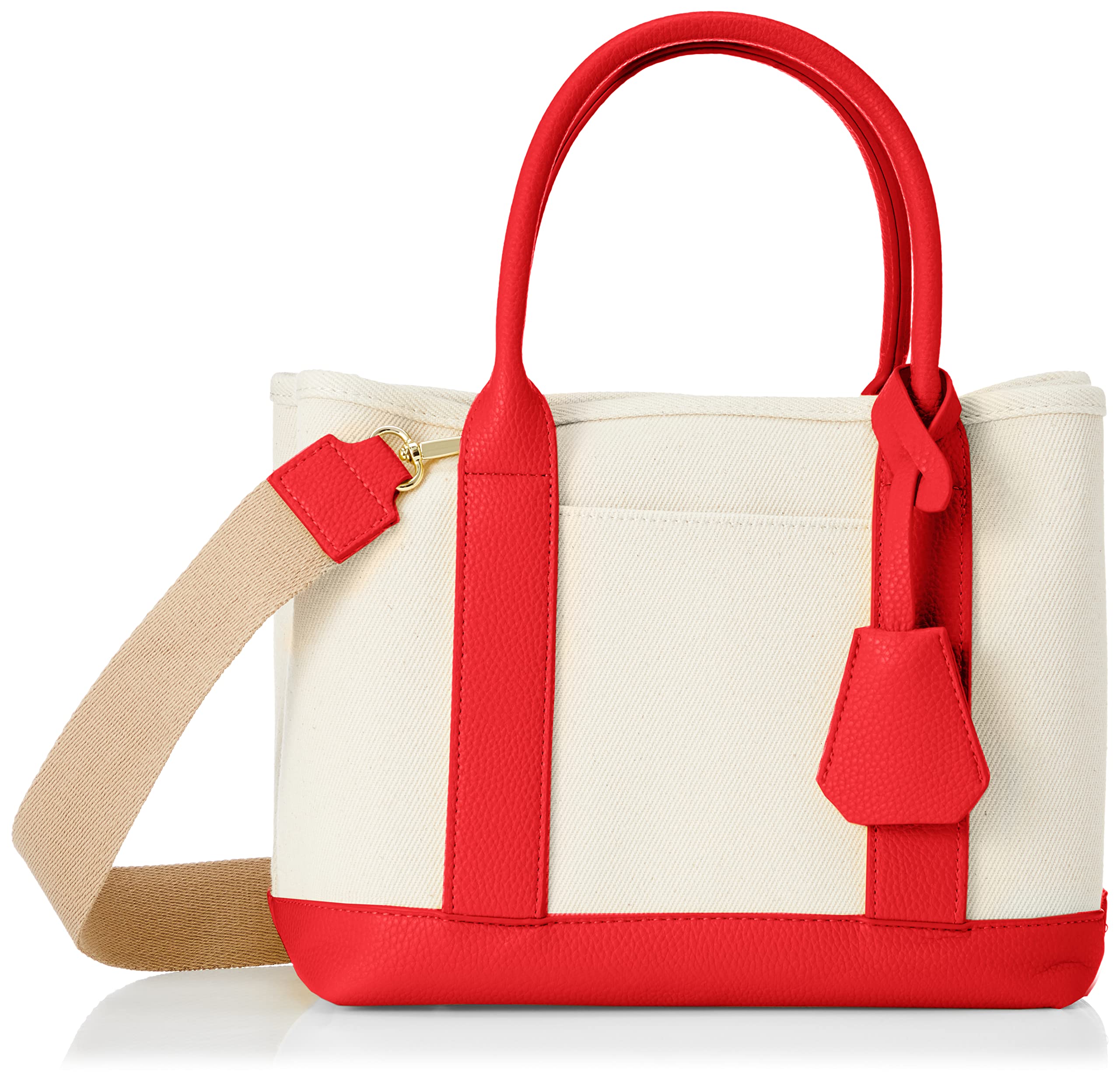 

Partition Canvas Tote with Shoulder Strap RE [Kashkash] 01-00-78390 Women s