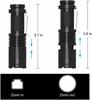 D2 5 Pack Penlight Lights Lantern Ultra Bright Flashlight Torch Waterproof Led Bulbs Adjustable Focus Hunting Cycling Climbing