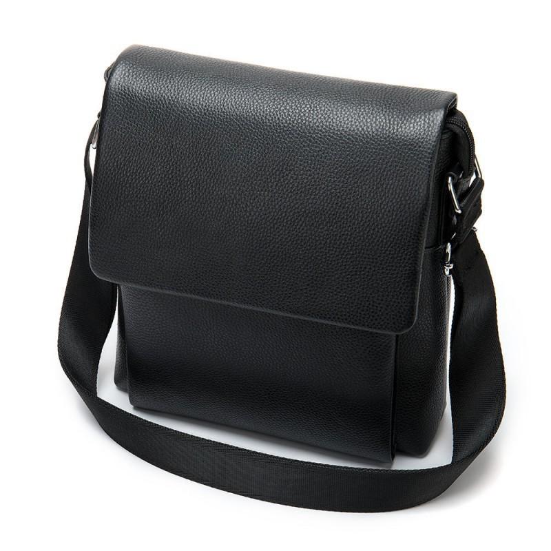 Head Layer Cowhide Men's Shoulder Bag Casual Covered Single Trendy Versatile Commuting