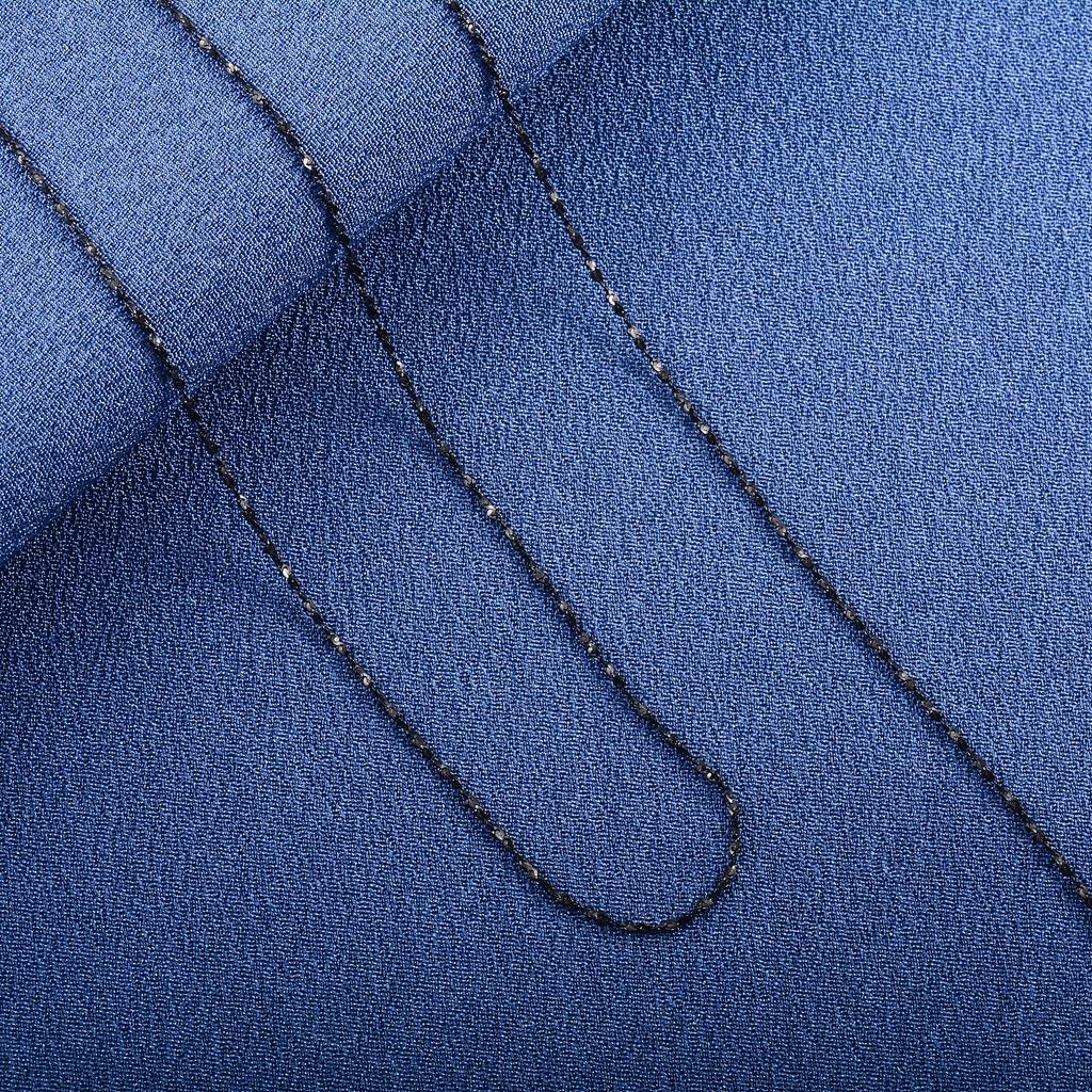 Dainty Women Necklace Glitter Cable Chain Stainless Steel Jewelry Accessories On Neck Collar for Ladies Choker DIY Gift