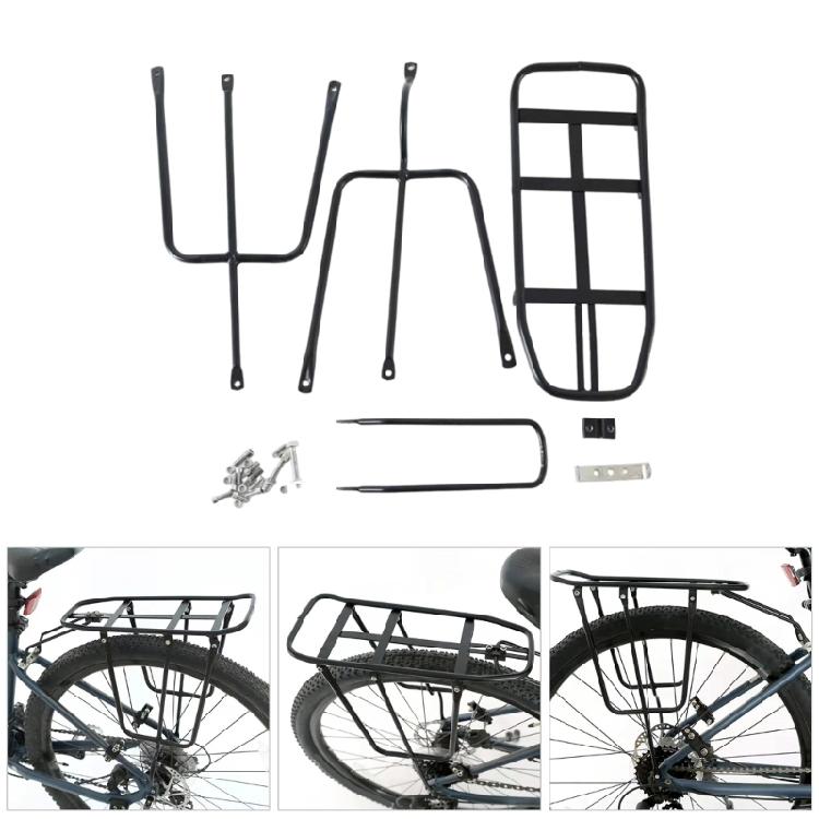 Mountain Bicycles Rear Seat Split Thickened Shelf Rear Luggage Cargo Rack Mountain Bike Shelf Hanger Cycling Bag Stand