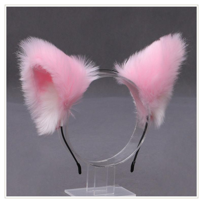 Sexy Temptation Lolita Animal Cat Fox Ear Headband Cosplay Faux Fur Headband Girl Halloween Anime Headband Hair Accessories