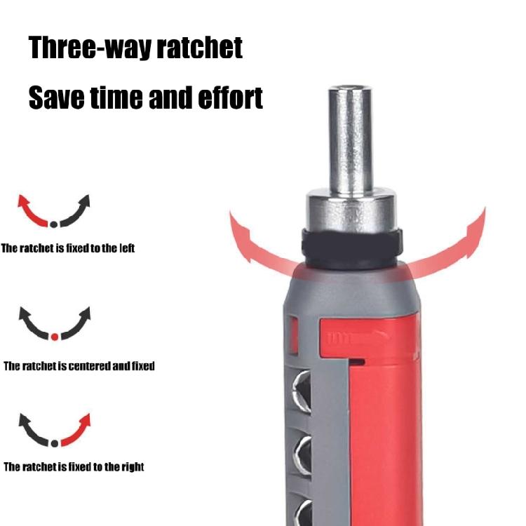 Ergonomic Ratcheting Screwdriver 14 Piece Kit Adjustable Angled and Nonslip Grip for Home or Workshop Use Repair Tool