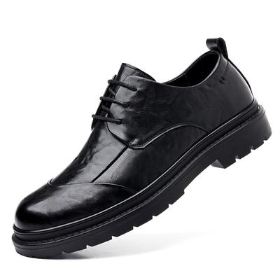 High Quality Cow Leather Shoes for Men New Fashion Casual Soft Sole Mens Dress Shoes Platform Wedding Shoes Sapatos Para Hombre