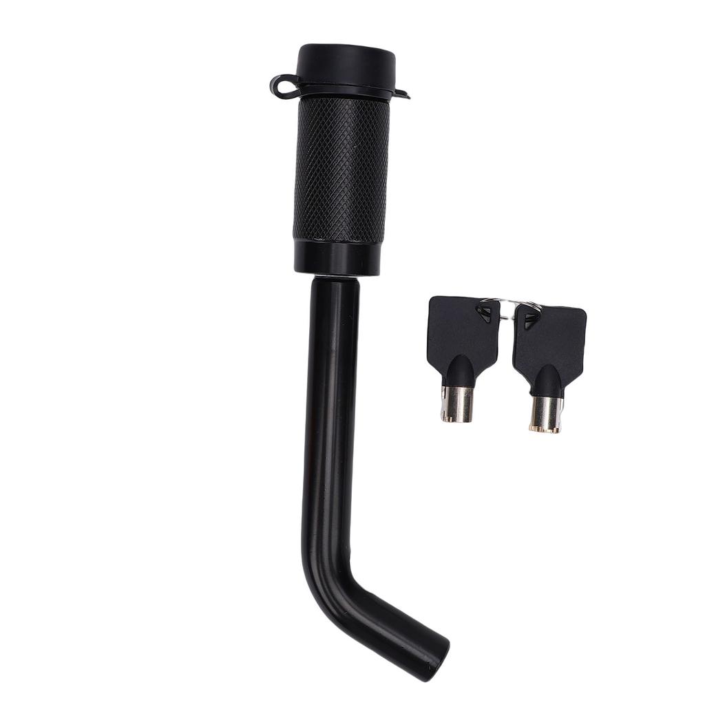 Trailer Hitch Receiver Lock Diameter 5 8 Inch Bent Pin Anti Theft Carbon Steel Hitch Pin Lock for 2 Inch and 2 1 2 Inch