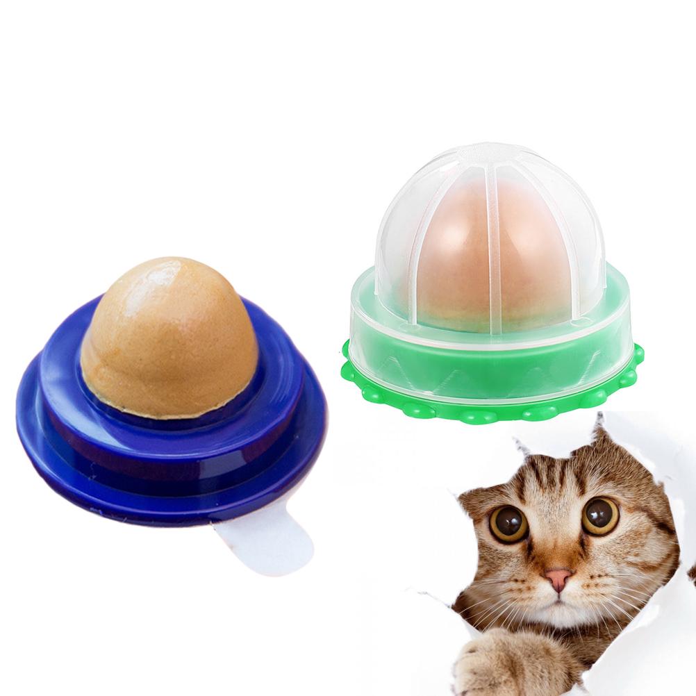 Buy 2pcs Natural Cat Mint Candy Licking Vitamin Lollipop Pill Catnip