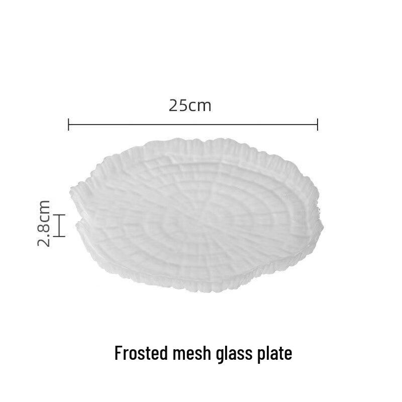 

Nordic Retro Frosted Mesh Glass Serving Tray