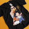 Asta Yuno T-Shirt Black Clover Anime Manga Asta Mädchen Geschenke Schwarzes Shirt Alle Größen