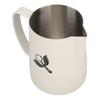 Frothing Cup Prevent Spilling 304 Stainless Steel Milk Frothing Pitcher with Handle for Coffee Making 600ml