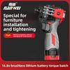 Brushless Electric Drill, Cordless Impact Drill/Screwdriver, 55 N.m, 16.8/21 Volts, Portable Lithium-ion Battery Power Tool
