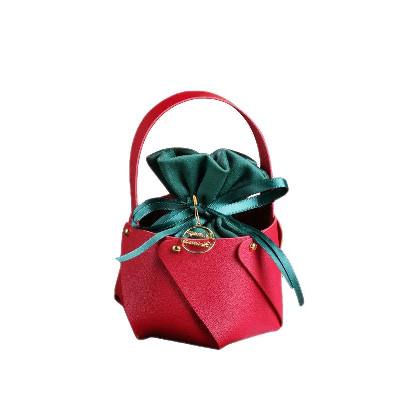 Velvet Christmas Eve Apple Tote & Gift Bag