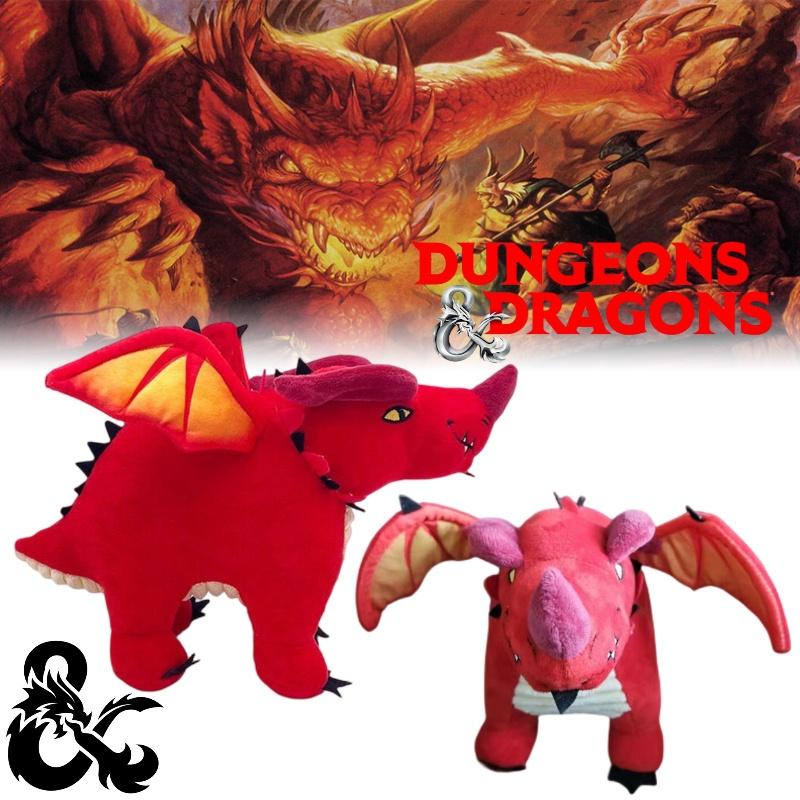 Red Dragon Plush Toy From Dungeons Dragons Perfect Gift For Fans!