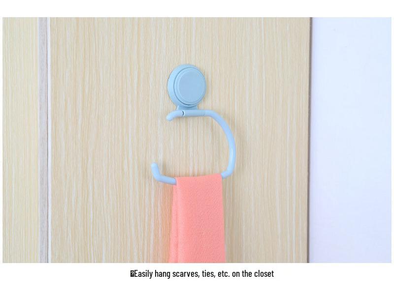 Punch-Free Multifunctional Towel and Paper Roll Holder with Suction Cups