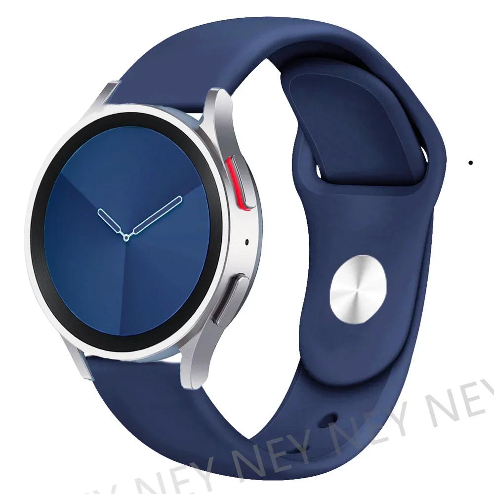 Silicone Strap For Samsung Galaxy Watch 6/5/5 pro/4/Classic/Active 2/Gear S3 20mm 22mm Sport Bracelet Huawei GT 2/e/3/4 Pro Band