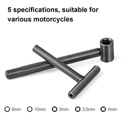 2pcs T-Type Motorcycle Engine Valves Screw Adjusting Wrench Kit Motorcycle Scooter Repairing Tools