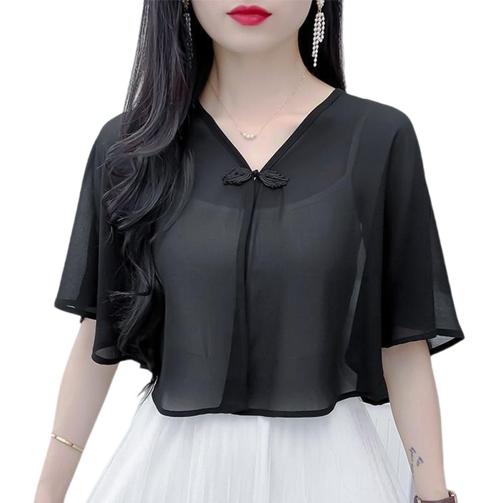 Breathable French Design Chiffon Scarf Stole Thin Shoulder Wrap Fashion Accessory For Casual Wear and Formal Occasion