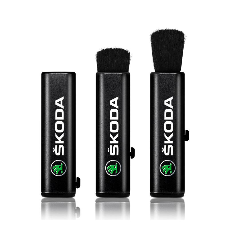 Retractable Car Cleaning Brush Interior Dashboard Dust Removal Tools For Skoda Octavia Superb Rapid Kodiaq Karoq Fabia Kamiq RS