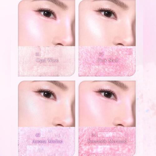 DASIQUE Shine Glowy Highlighter Palette 5.5g [Twinkle Mermaid Collection]