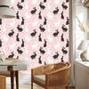 Wallpaper Black and White Bunnies Among Stars for Living Room and Bedroom 50x1000