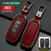 Zinc Alloy Car Smart Key Case Cover Shell Keyless Protector Holder Fob for Ford Territory EV Keychain Remote Accessories