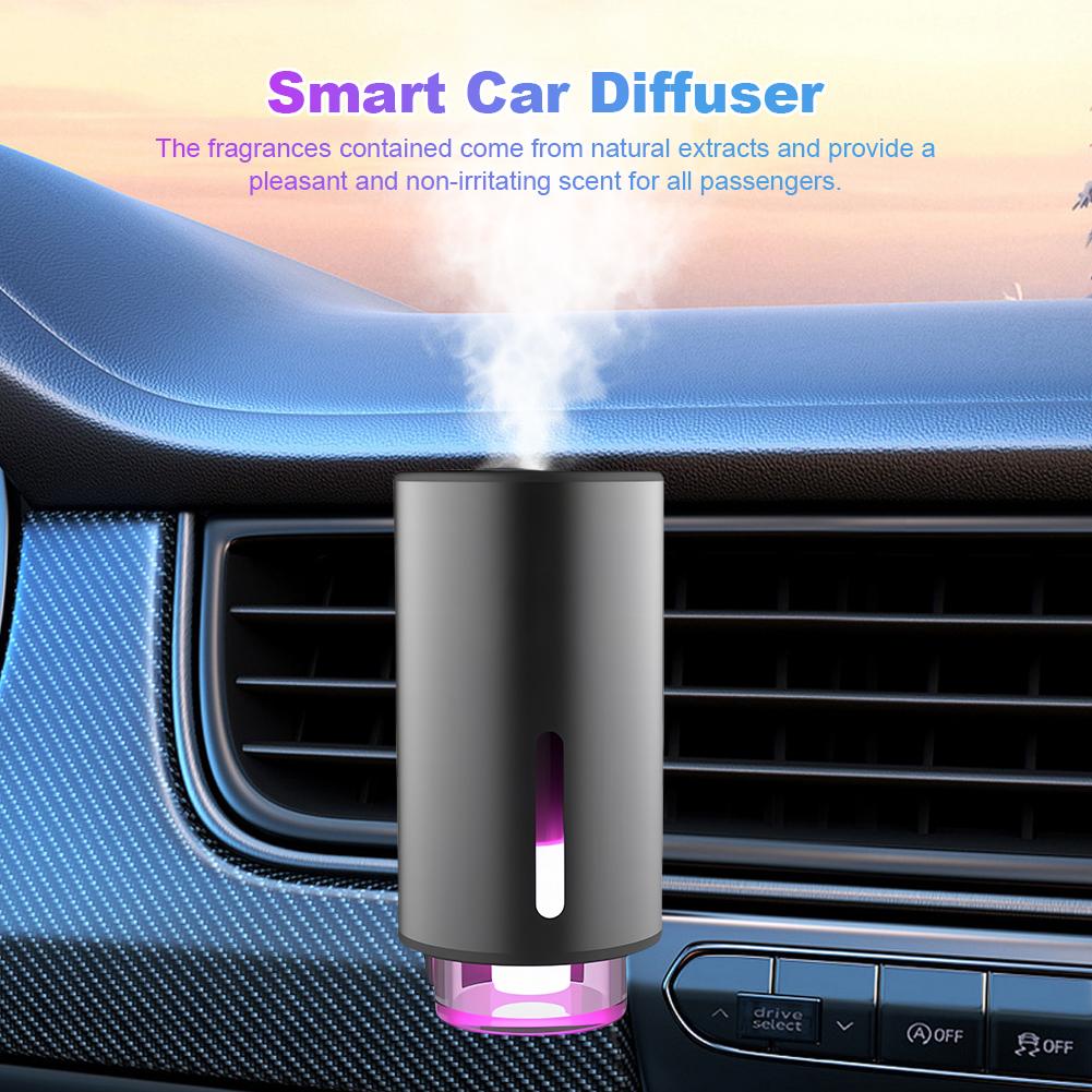 Essential Oil Diffuser Long Lasting Car Perfume Fragrance 3 Modes Adjustable Car Air Vent Outlet Odor Air Freshener Rechargeable