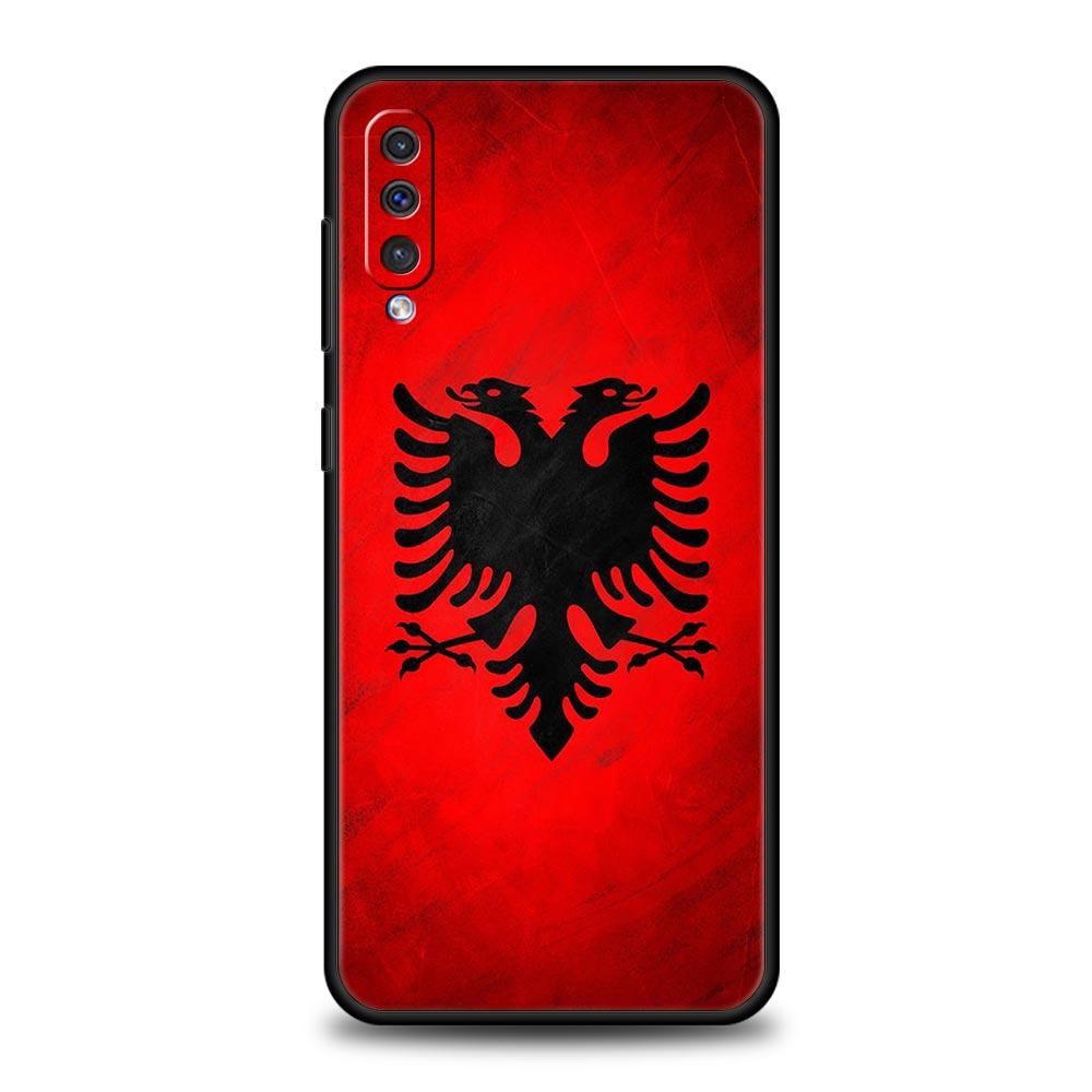 Albania Albanians Flag Phone Case For Samsung A52 A14 A50 A70 A10 A30 A40 A20S A20E A02S A12 A22 A34 A42 A32 5G A54 A04s Cover