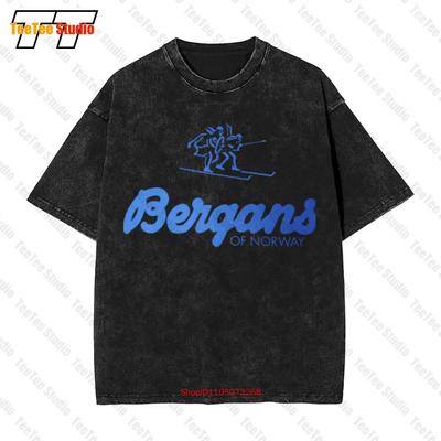 Bergans Logo Cotton Printing Vintage Oversized T-Shirt PNOX