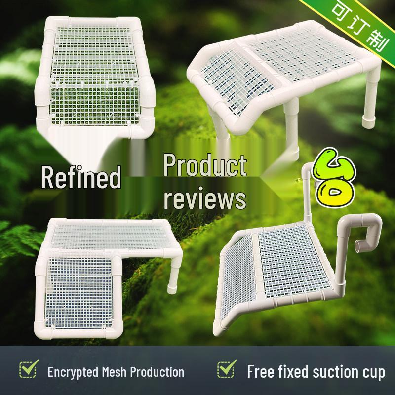 Turtle Sunbathing & Climbing Platform – Adjustable Handmade Floating Rest Area