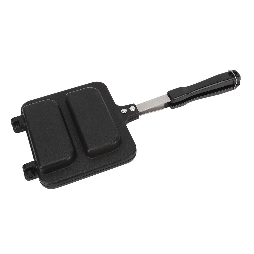 Sandwich Maker Nonstick Sandwich Baking Pan Breakfast Frying Skillet Griddle with Handle for Home