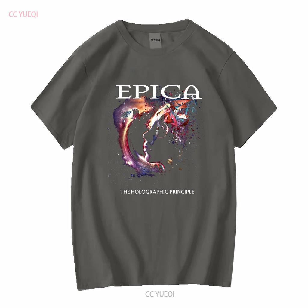 Epica Band The Holographic Principle T Shirt Full Size S 5XL SO678 vintage Washed Comfortable homme Slightly Unisex