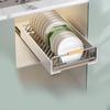 Under Cabinet Pull-Out Dish Drying Rack